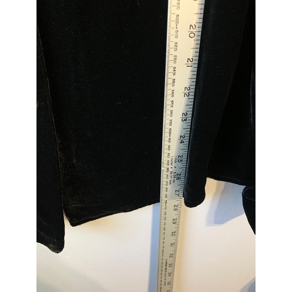 Eddie Bauer XL Velvet Shirt Womens Long Sleeve Button Up Top Career Wear Blouse - Picture 8 of 10